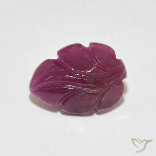 Rubis Violet rougeâtre naturelle Fantaisie, 2.37 ct, Opaque
