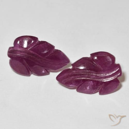 6.13ctw Naturel Medium Dark-Purple Rubis, Fantaisie, Opaque