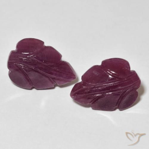 7.29ctw Naturel Rouge framboises Rubis, Fantaisie, Opaque