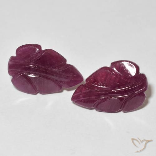 7.08ctw Naturel Medium Dark-Purple Rubis, Fantaisie, Opaque