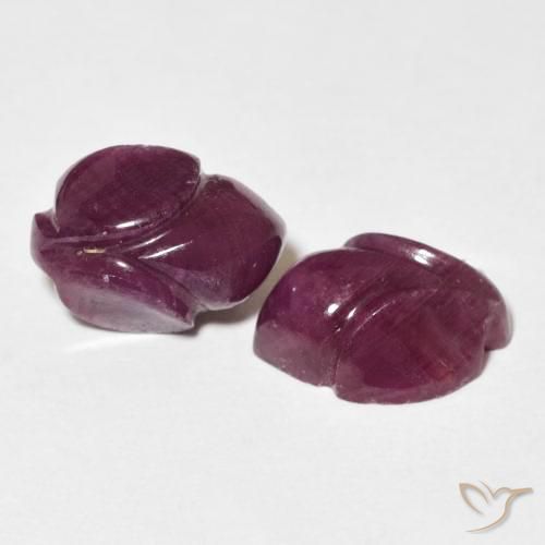 Shop natural 7.42ct Rouge framboises Rubis gems, Taille Fleur, from Madagascar at GemSelect. In stock, global shipping!