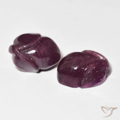 Shop natural 19.48ct Rouge foncé Rubis gems, Taille Fleur, from Madagascar at GemSelect. In stock, global shipping!