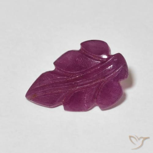 1.65ct Naturel Pourpre foncé Rubis, Fantaisie, Opaque