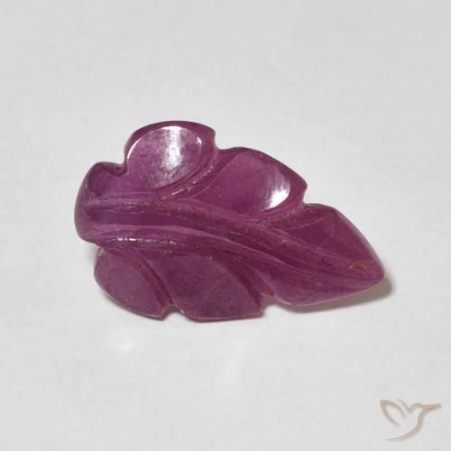Rubis Pourpre foncé naturelle Fantaisie, 1.65 ct, Opaque