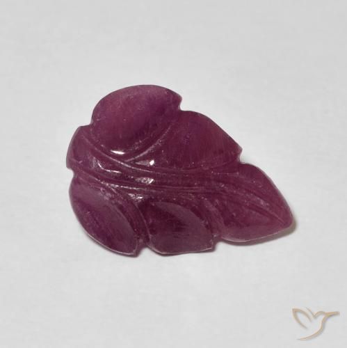 Rubis Pourpre foncé naturelle Fantaisie, 3.21 ct, Opaque