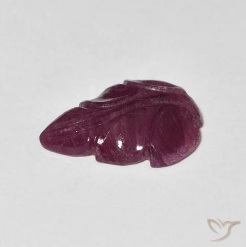 Rubis Pourpre foncé naturelle Fantaisie, 3.21 ct, Opaque