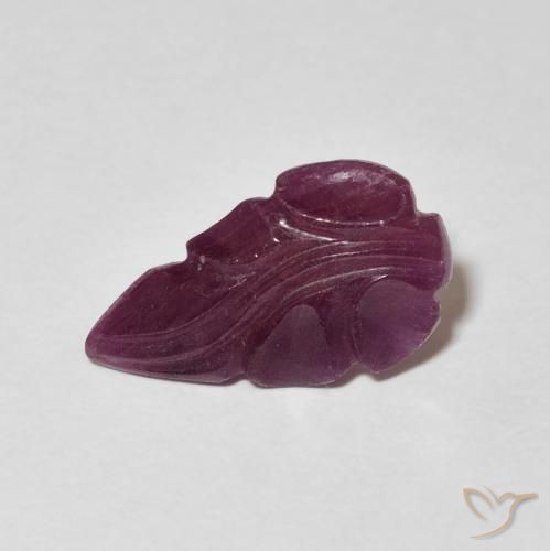 2.40ct Naturel Medium Dark-Purple Rubis, Fantaisie, Opaque