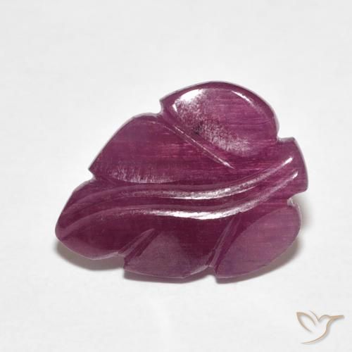 4.38ct Naturel Pourpre prune Rubis, Fantaisie, Opaque