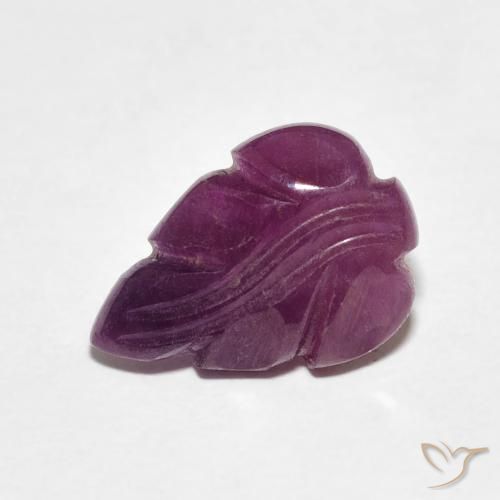 2.77ct Naturel Violet rougeâtre Rubis, Fantaisie, Opaque