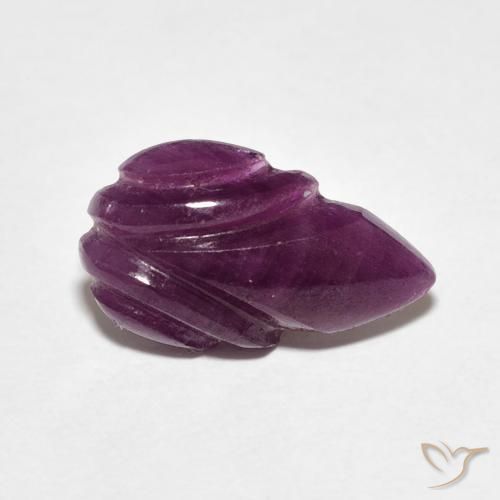 Rubis Pourpre boysenberry naturelle Fantaisie, 3.83 ct, Opaque