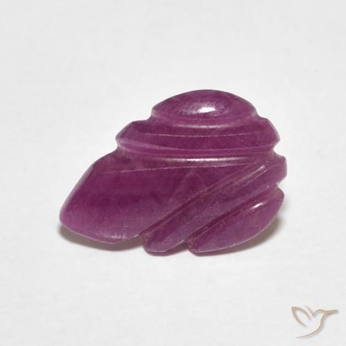 1.66ct Naturel Pourpre Sangria Rubis, Fantaisie, Opaque