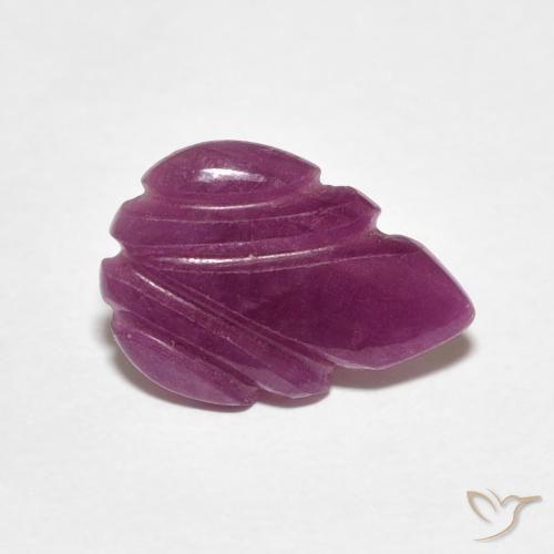 Rubis Pourpre Sangria naturelle Fantaisie, 1.66 ct, Opaque