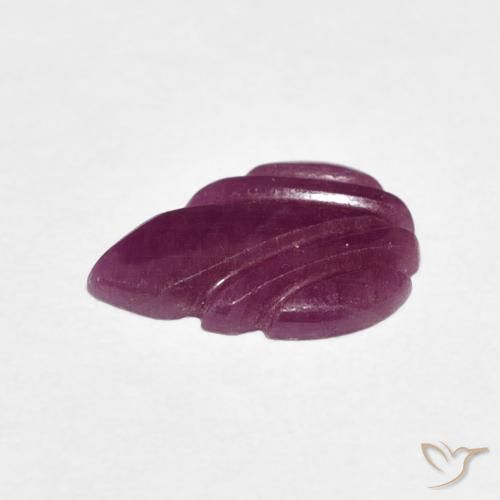 Rubis Pourpre Sangria naturelle Fantaisie, 1.66 ct, Opaque