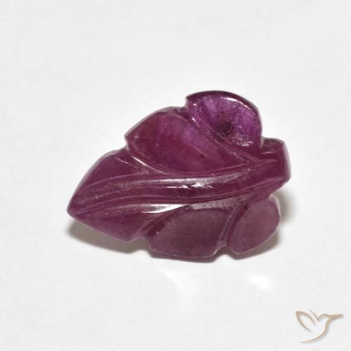 2.98ct Naturel Medium Dark-Purple Rubis, Fantaisie, Opaque