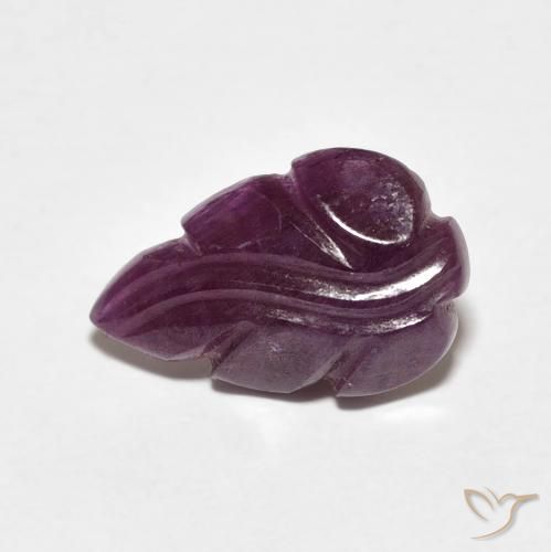 3.86ct Naturel Medium Dark-Purple Rubis, Fantaisie, Opaque