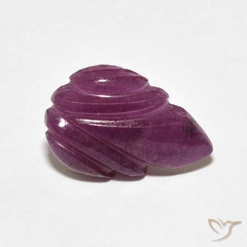 3.19ct Naturel Medium Dark-Purple Rubis, Fantaisie, Opaque