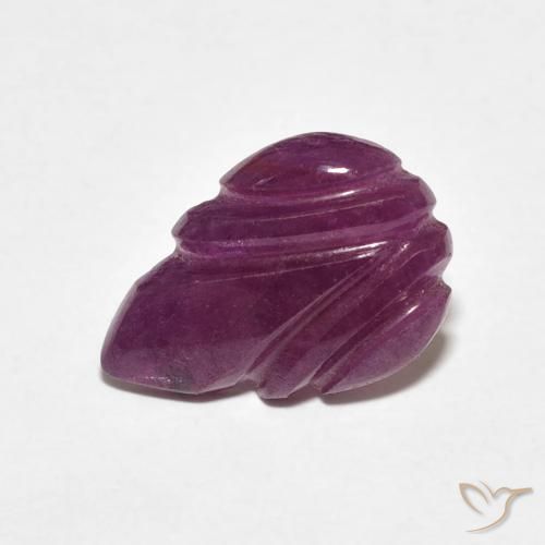 Rubis Medium Dark-Purple naturelle Fantaisie, 3.19 ct, Opaque