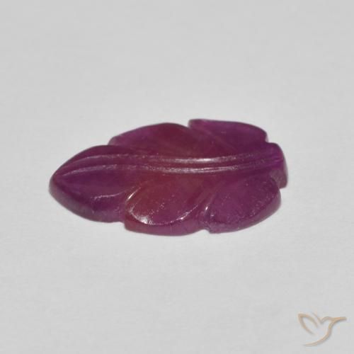 Rubis Violet rougeâtre naturelle Fantaisie, 2.61 ct, Opaque