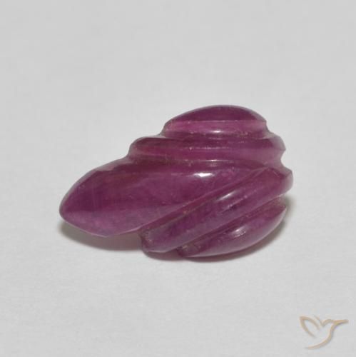 2.52ct Naturel Violet rougeâtre Rubis, Fantaisie, Opaque