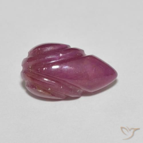 Rubis Medium Dark-Purple naturelle Fantaisie, 3.48 ct, Opaque