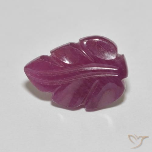 4.95ct Naturel Violet rougeâtre Rubis, Fantaisie, Opaque