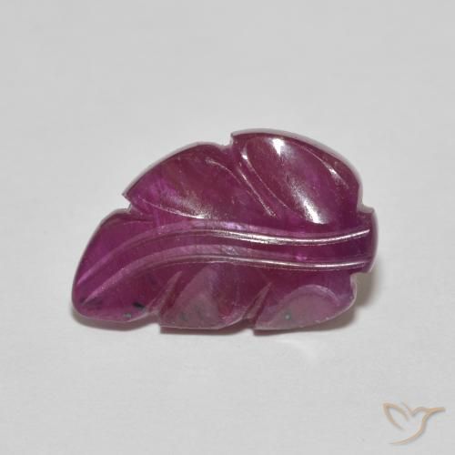 5.10ct Naturel Violet rougeâtre Rubis, Fantaisie, Opaque