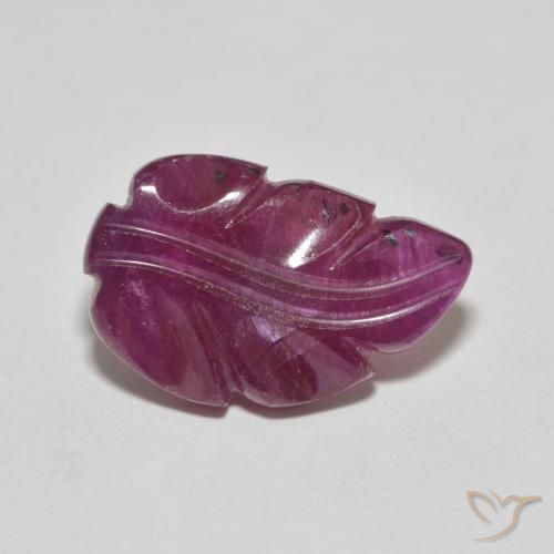 Rubis Violet rougeâtre naturelle Fantaisie, 5.10 ct, Opaque