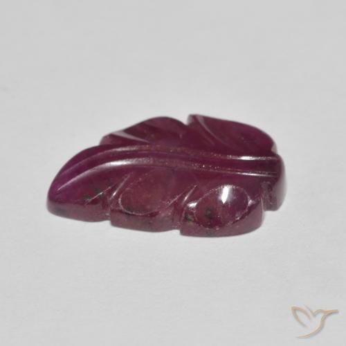 Rubis Violet rougeâtre naturelle Fantaisie, 5.10 ct, Opaque