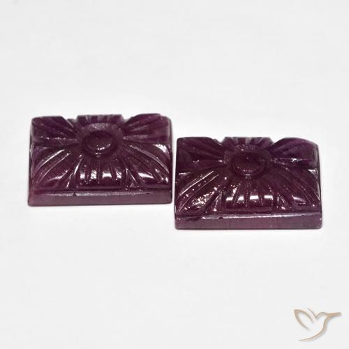 Shop natural 21.58ct Rouge foncé Rubis gems, Taille Fleur, from Madagascar at GemSelect. In stock, global shipping!