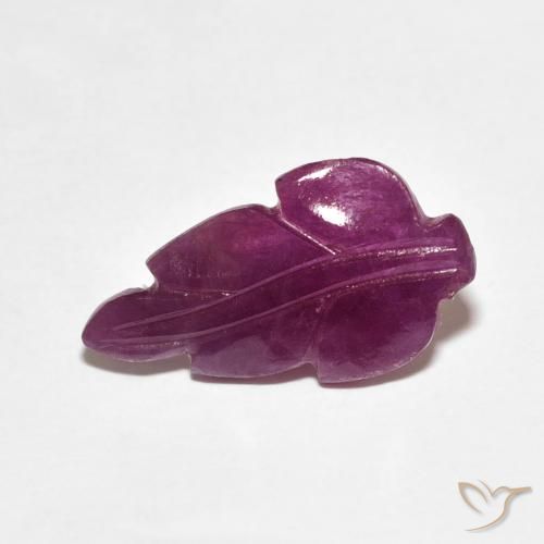 2.74ct Naturel Medium Dark-Purple Rubis, Fantaisie, Opaque