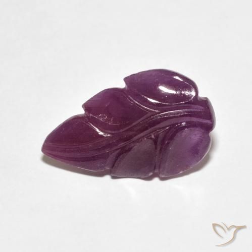 3.39ct Naturel Medium Dark-Purple Rubis, Fantaisie, Opaque