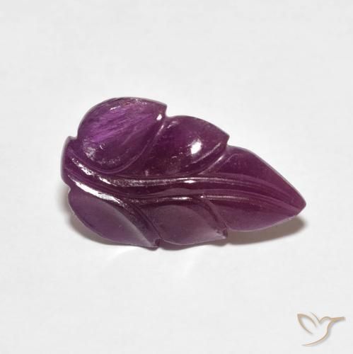 Rubis Medium Dark-Purple naturelle Fantaisie, 3.39 ct, Opaque