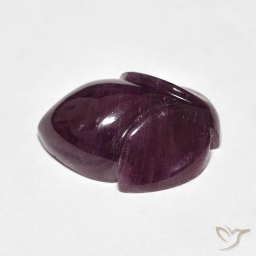 Rubis Rouge framboises naturelle Taille Fleur, 13.39 ct, Opaque
