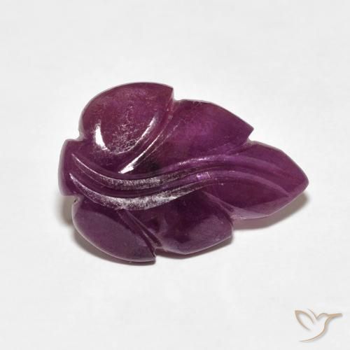 Rubis Violet rougeâtre naturelle Fantaisie, 6.46 ct, Opaque