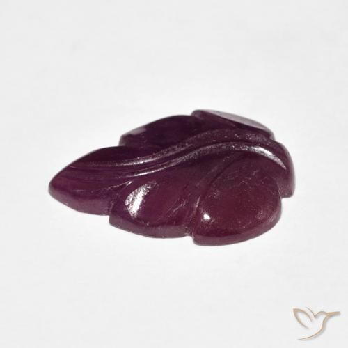 Rubis Violet rougeâtre naturelle Fantaisie, 6.46 ct, Opaque