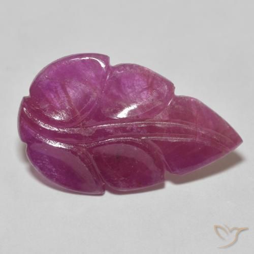 Rubis Violet rougeâtre naturelle Fantaisie, 4.63 ct, Opaque