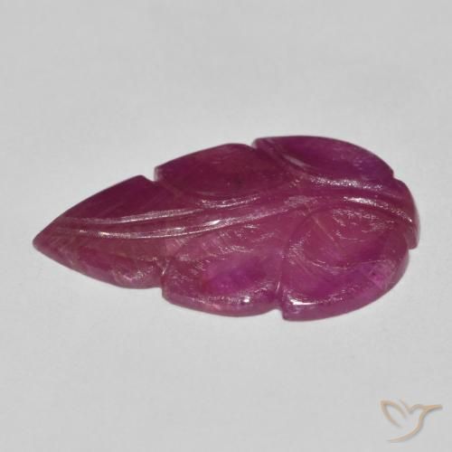 Rubis Violet rougeâtre naturelle Fantaisie, 4.63 ct, Opaque