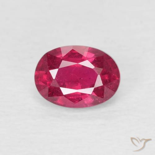 1.19ct Naturel Pourpre-Rouge Rubis, ovale, VS