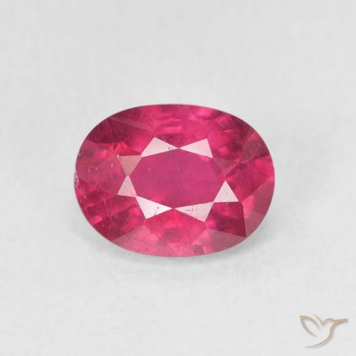 1.31ct Naturel Rouge Rosâtre Rubis, ovale, VS
