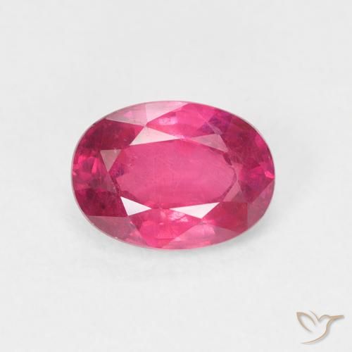 1.21ct Naturel Rouge moyen Rubis, ovale, VS