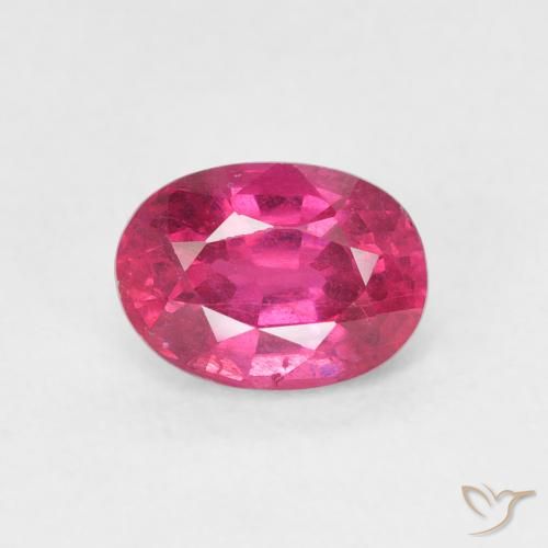 1.31ct Naturel Rouge Rosâtre Rubis, ovale, VS