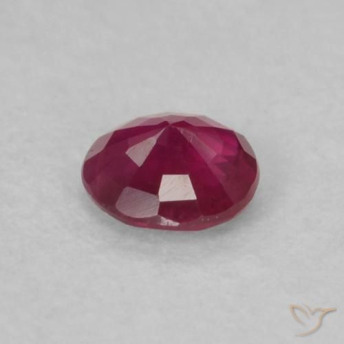Rubis Rose rougeâtre profond naturelle Tour, 0.17 ct, VS