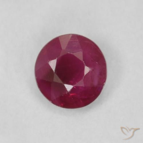 0.18ct Naturel Rouge foncé Rubis, Tour, VS