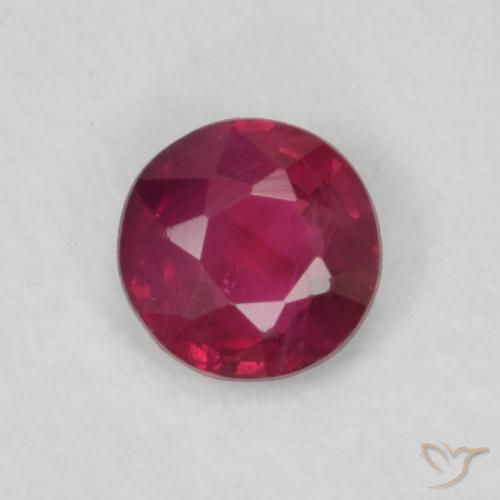 0.15ct Naturel Rouge Rosâtre Rubis, Tour, VS
