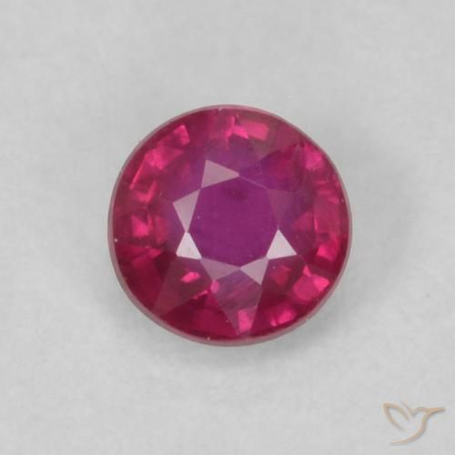 0.22ct Naturel Rouge léger Rubis, Tour, VS