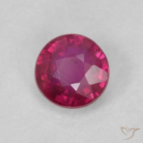 Rubis Rouge léger naturelle Tour, 0.22 ct, VS