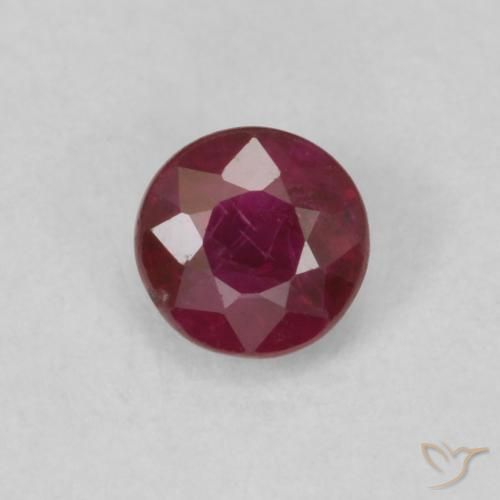 0.32ct Naturel Rouge foncé Rubis, Tour, VS
