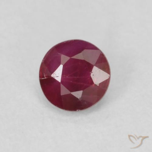 0.28ct Naturel Rouge foncé Rubis, Tour, SI