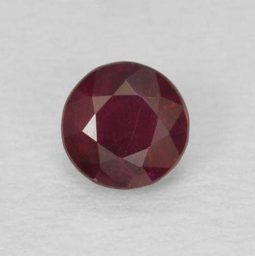 0.29ct Naturel Rouge foncé Rubis, Tour, SI