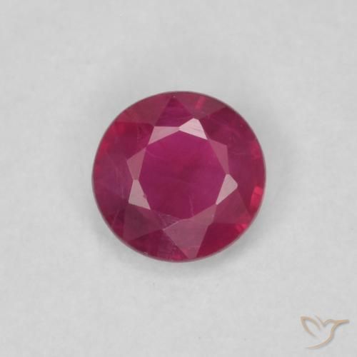 0.24ct Naturel Rouge Rosâtre Rubis, Tour, SI